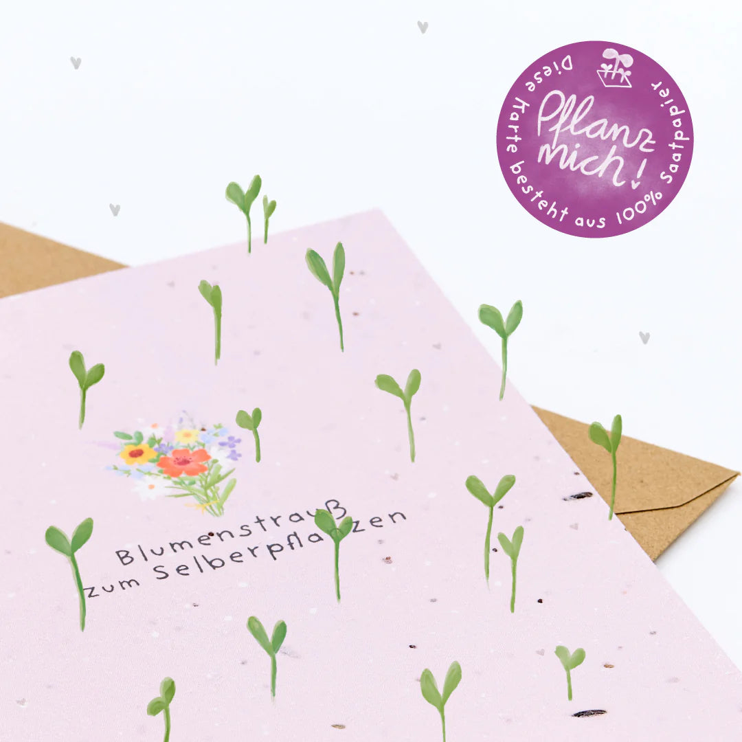 Blooming greetings for every occasion: 9-piece greeting card set