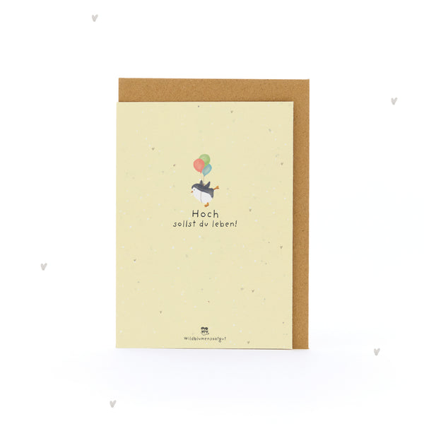 Greeting card - May you live high!