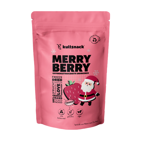 Freeze-dried strawberry slices "Merry Berry" (20 g)