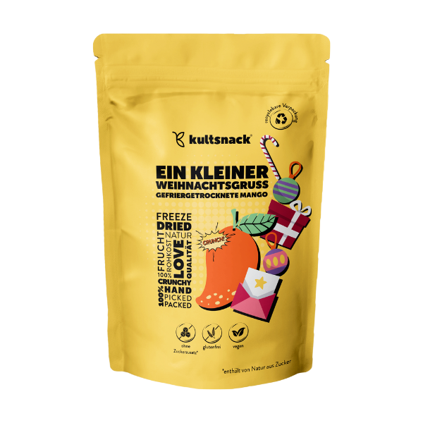 Freeze-dried mango "A little Christmas greeting" (25 g)