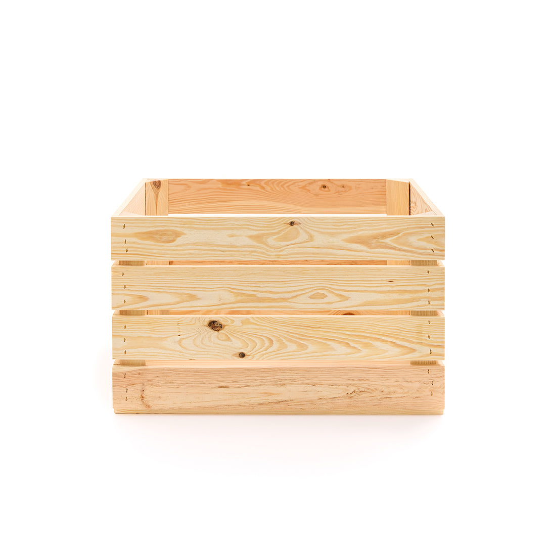 Helle Pflanzkiste - schöne Holzkiste für den Garten