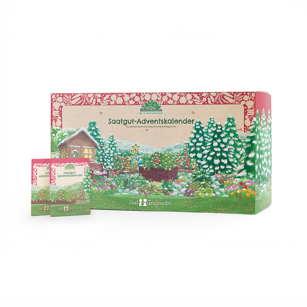 Samen Adventskalender mit wunderschönen kleinen TÌtchen