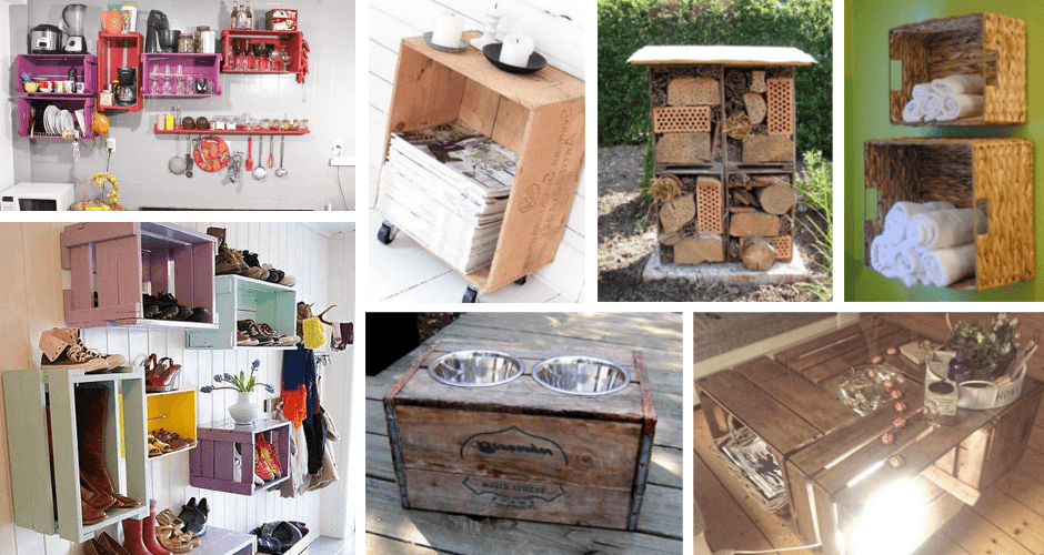 "Upcycling" von alten Obstkisten