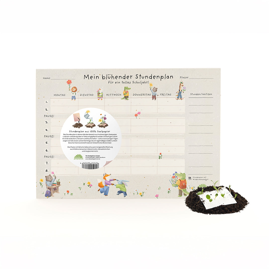 Growing timetable