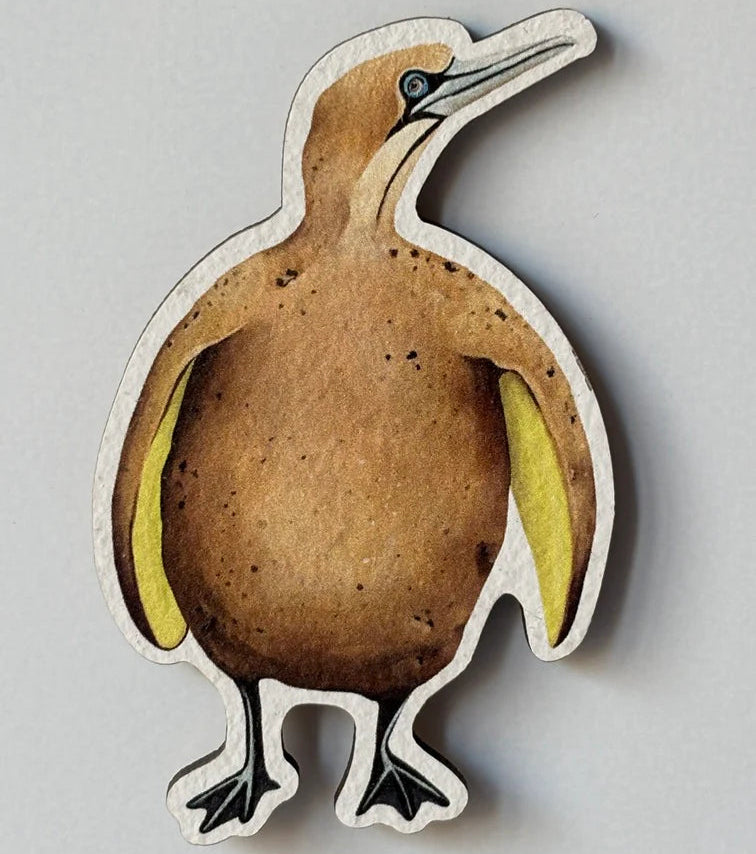 Wooden Magnet Vegetable Birds - Cormorant