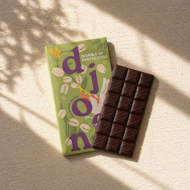 Date Chocolate: Pistachio Bomb (Organic)