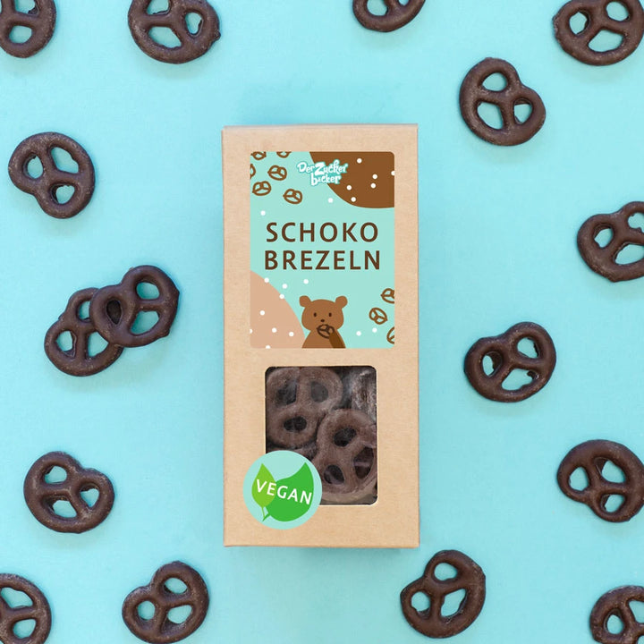Vegan Chocolate Salt Pretzels