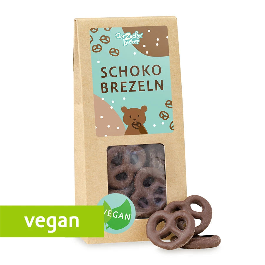 Vegan Chocolate Salt Pretzels