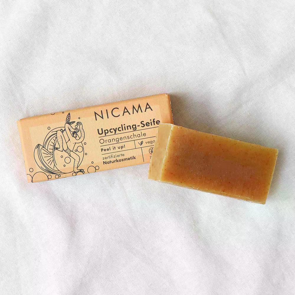 Upcycling Peeling Soap with Orange Peel
