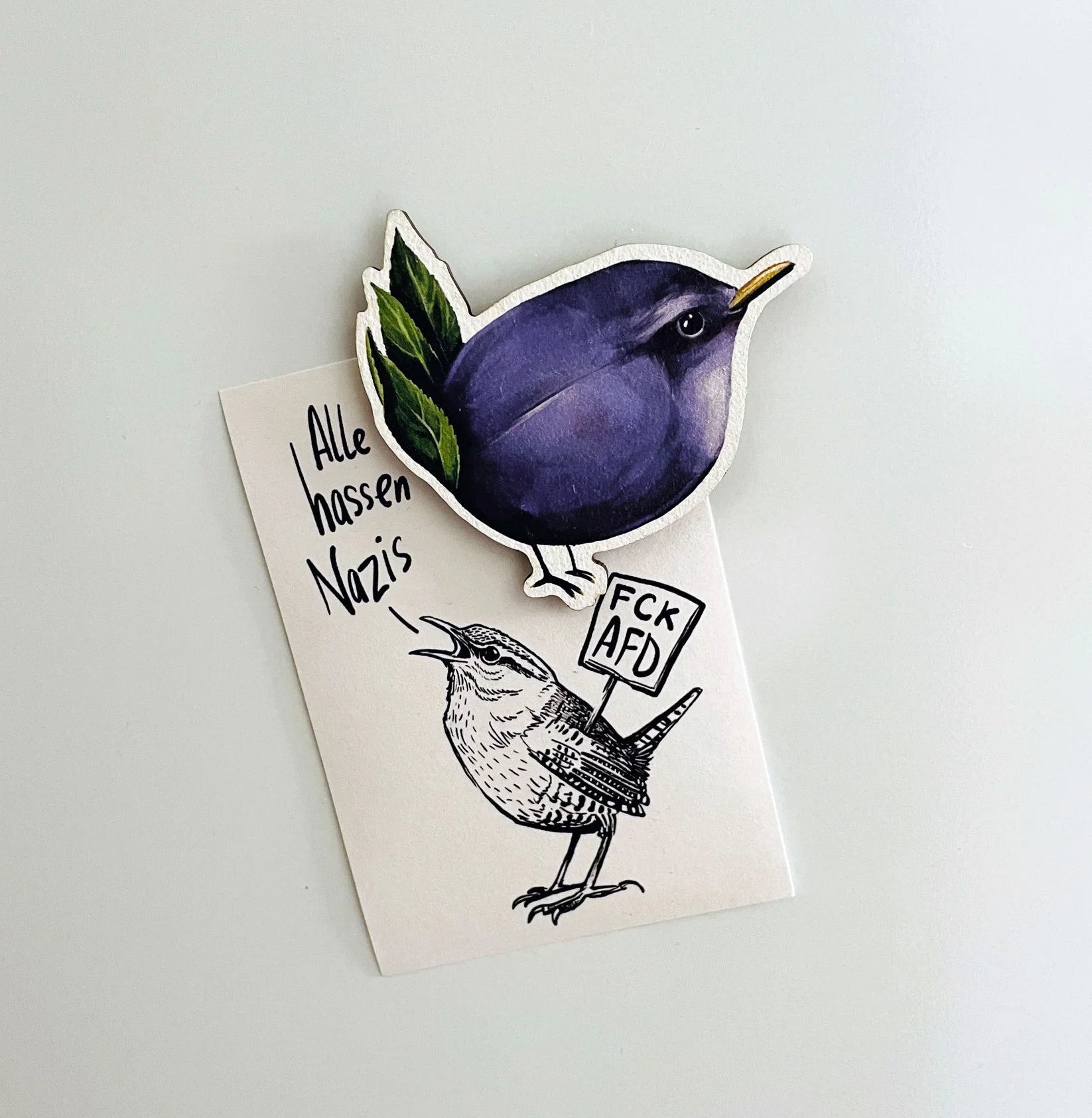 Wood Magnet Vegetable Birds – Plum King