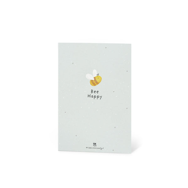 Postcard made of seed paper