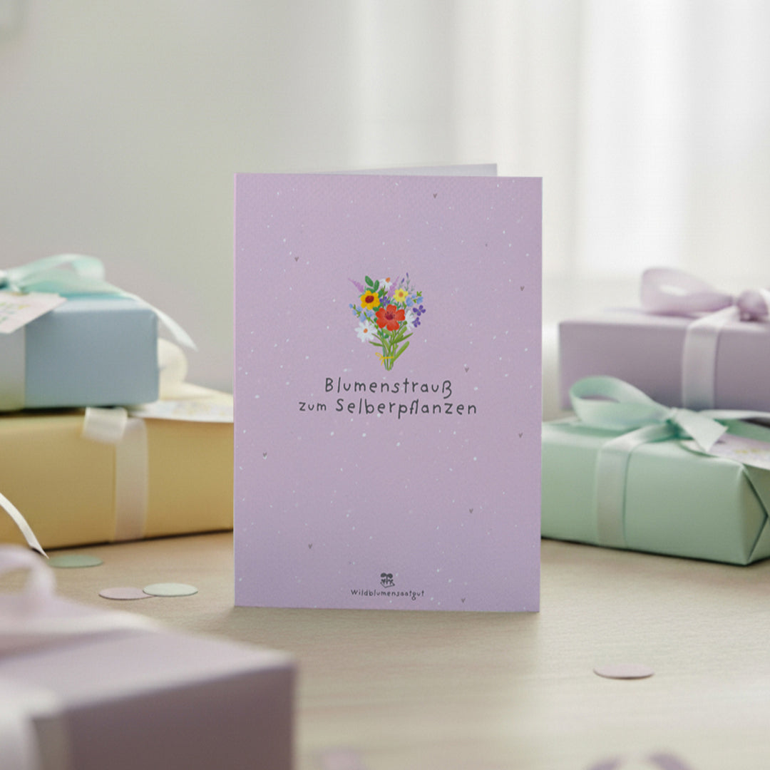 Greeting Card - Bouquet to Plant Yourself