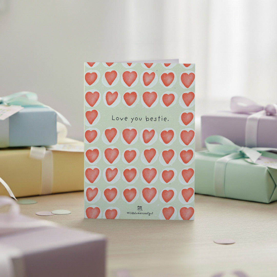 Greeting card - Love you bestie