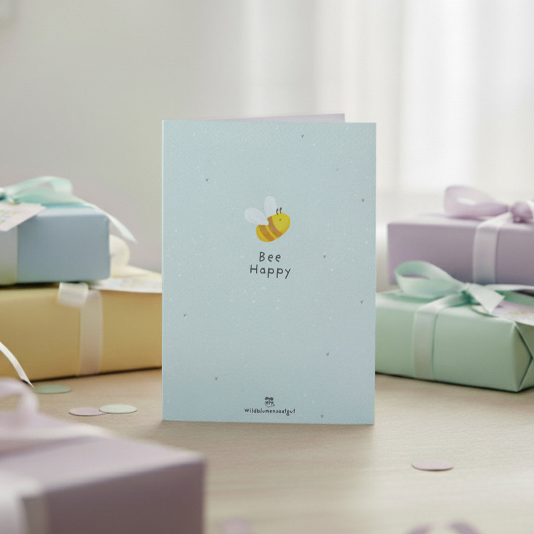Greeting card - Bee Happy