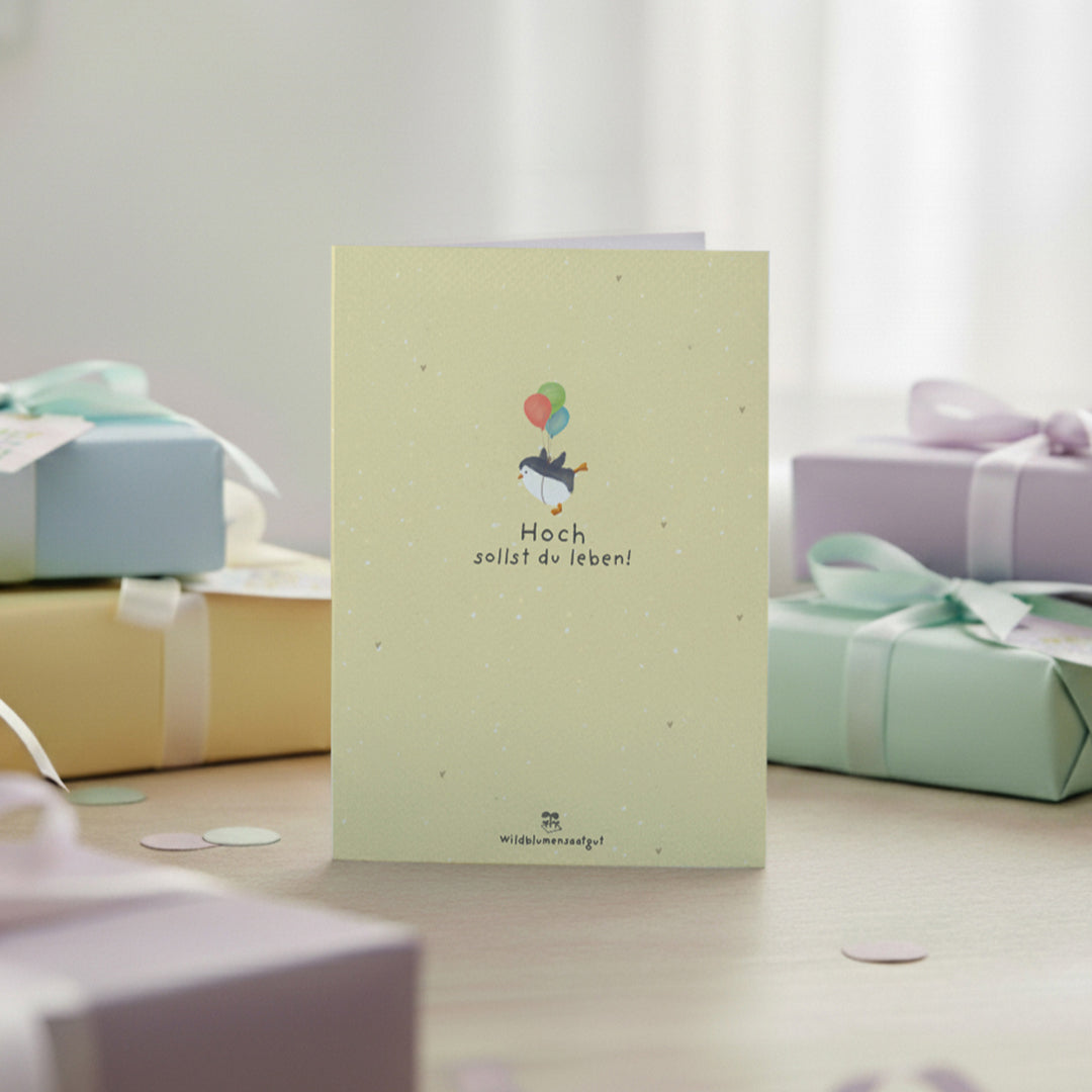 Greeting card - May you live high!