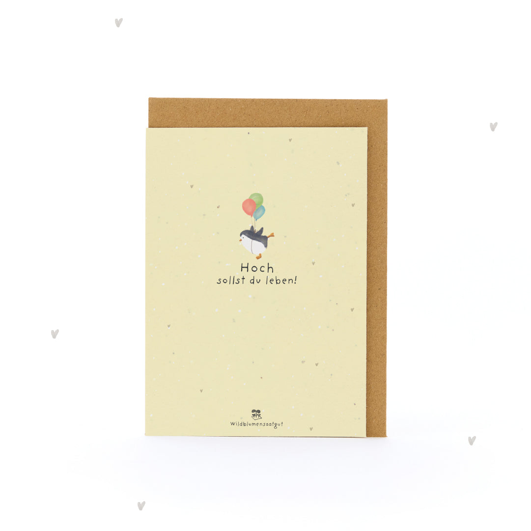 Greeting card - May you live high!
