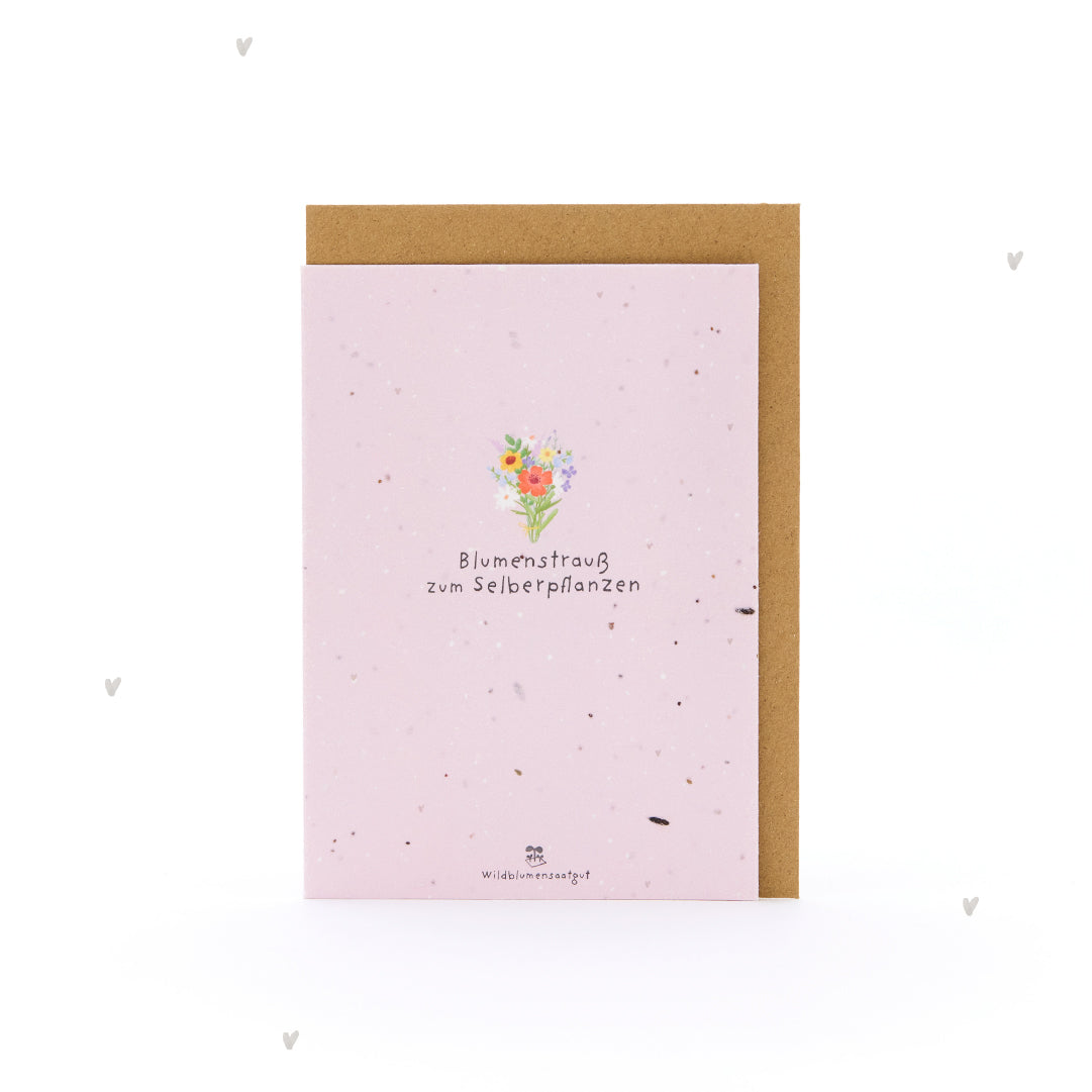 Greeting Card - Bouquet to Plant Yourself