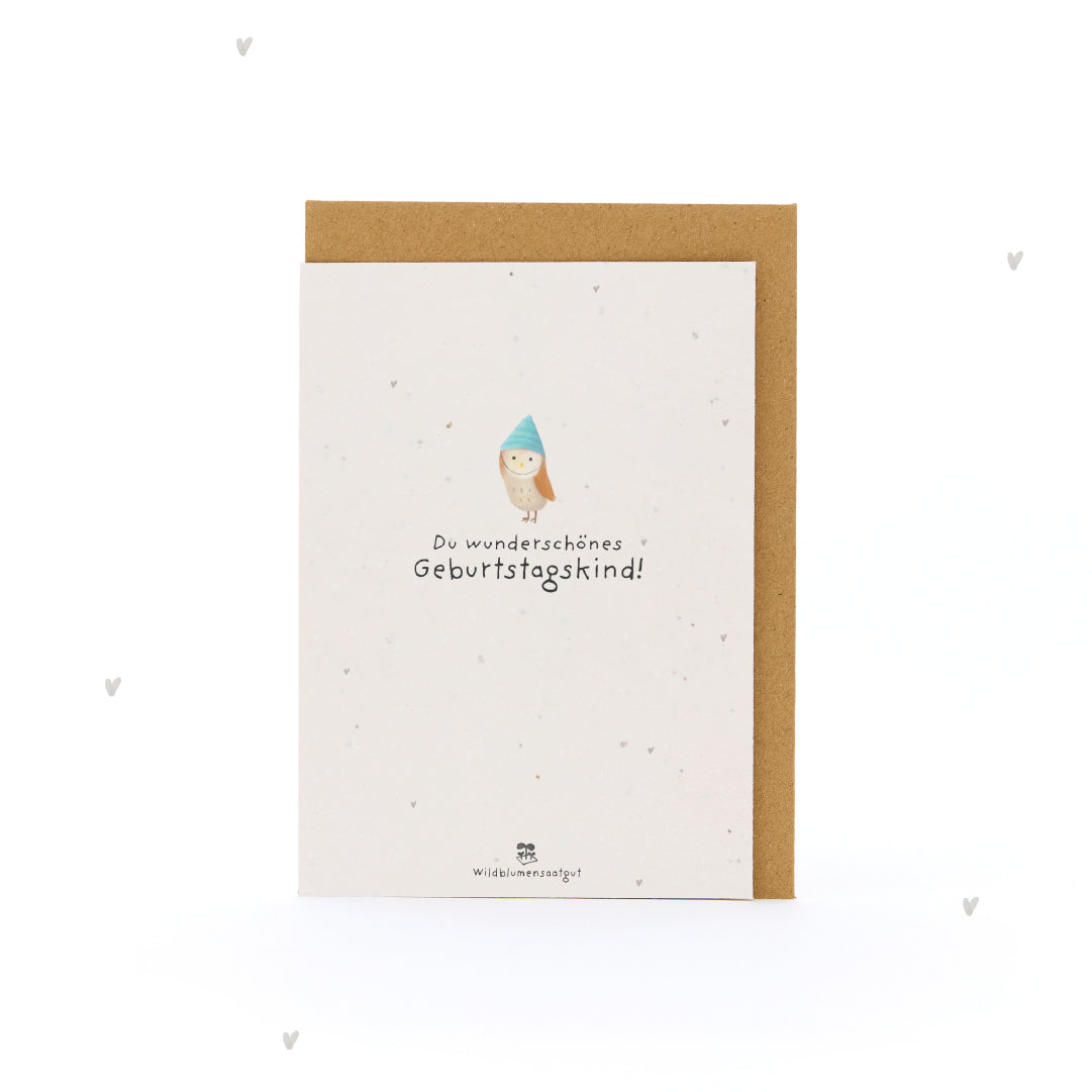 Greeting card - You beautiful birthday child