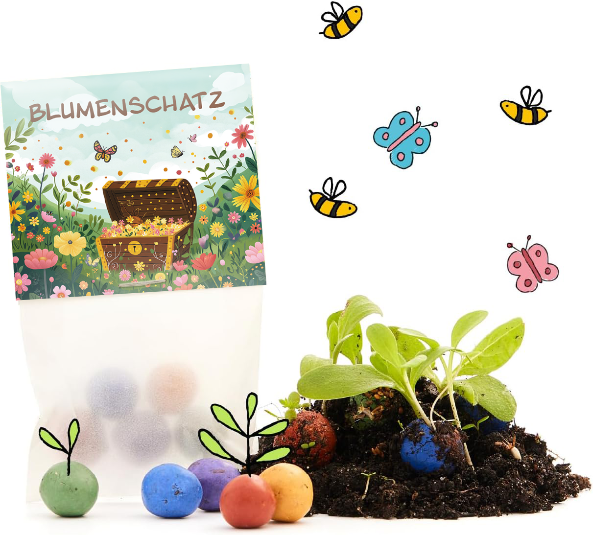 Kindergeburtstag Mitgebsel für Schatzsuche und Schnitzeljagd