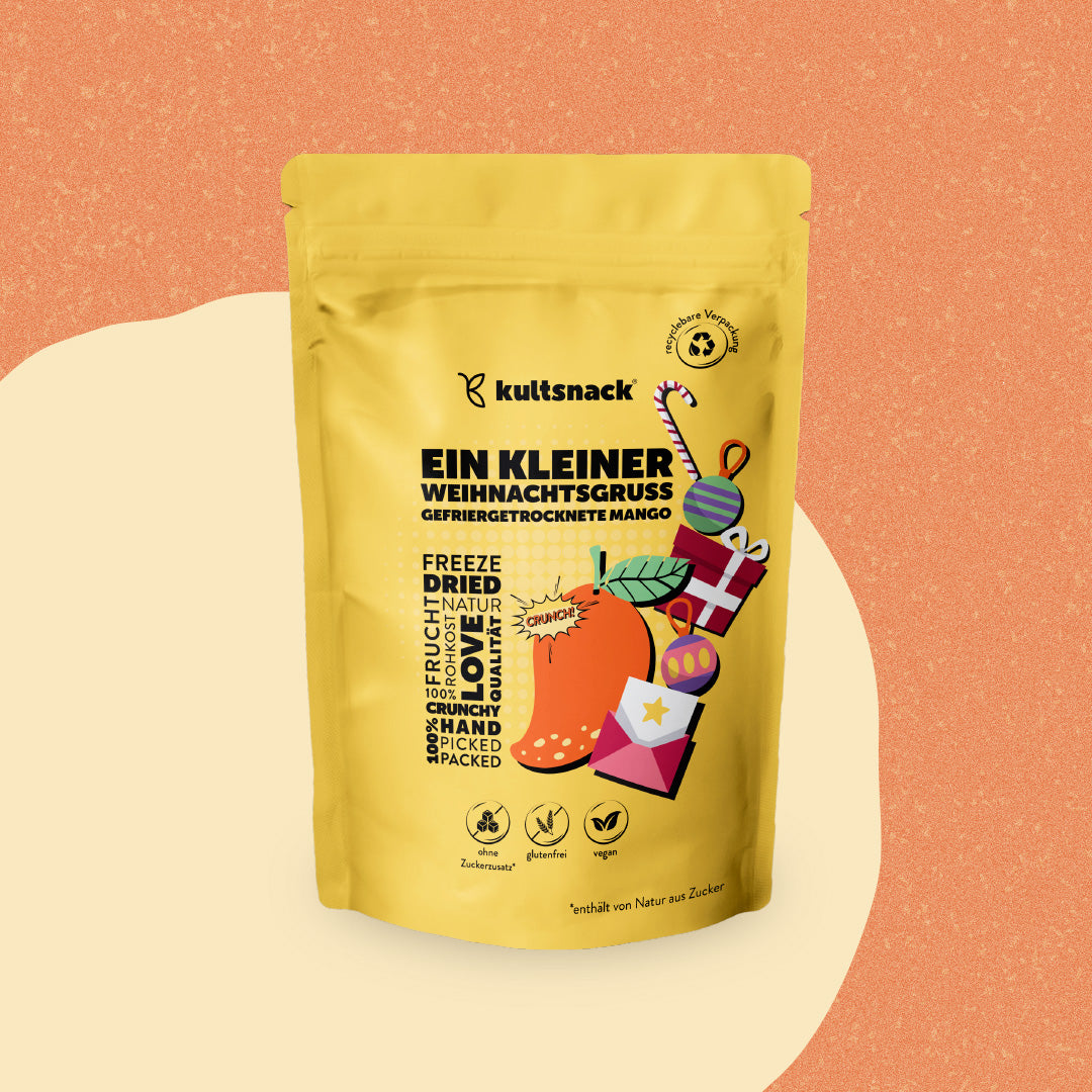 Freeze-dried mango "A little Christmas greeting" (25 g)