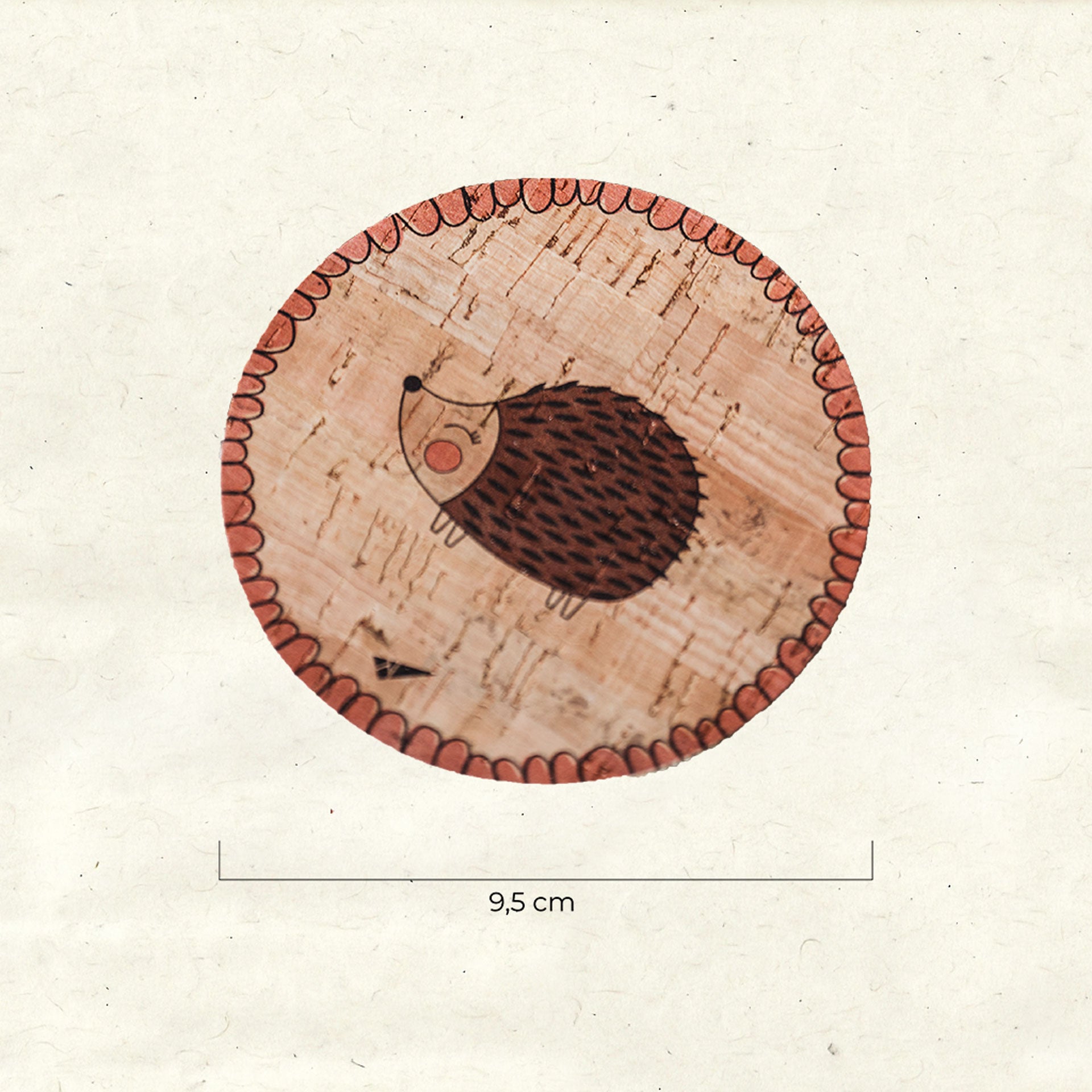 Glass Coaster Made of Cork