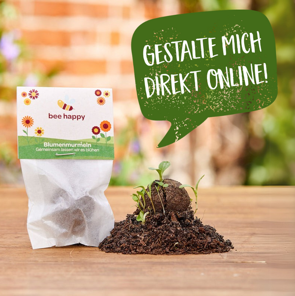 Seed bomb in a glassine bag
